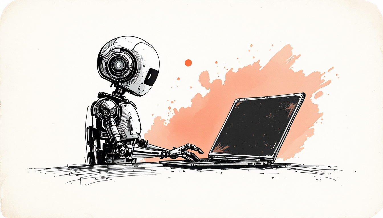 Ilustración: Cómo mi agente de IA escribe 10 posts de LinkedIn a la semana
